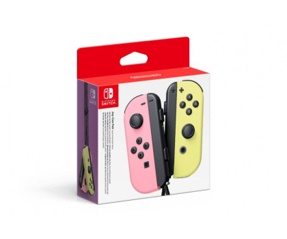 Akcesoria do konsol Nintendo Switch Joy-Con Controller - Różowy / Żółty